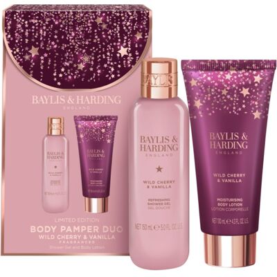 Baylis & Harding Wild Cherry & Vanilla set cadou pentru corp Baylis & Harding Wild Cherry & Vanilla set cadou pentru corp