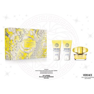 Versace Yellow Diamond set cadou pentru femei Versace Yellow Diamond set cadou pentru femei