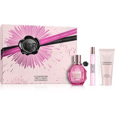 Viktor & Rolf Flowerbomb Pretty Peony set cadou pentru femei Viktor & Rolf Flowerbomb Pretty Peony set cadou pentru femei