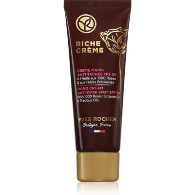 Yves Rocher Riche Créme crema de maini impotriva petelor pigmentate SPF 30 50 ml Yves Rocher Riche Créme crema de maini impotriva petelor pigmentate SPF 30 50 ml