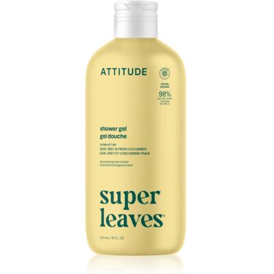 Attitude Super Leaves Earl Grey & Fresh Cucumber gel de duș 473 ml Attitude Super Leaves Earl Grey & Fresh Cucumber gel de duș 473 ml