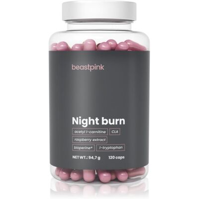 BeastPink Night Burn capsule pentru controlul greutății 94.7 g BeastPink Night Burn capsule pentru controlul greutății 94.7 g