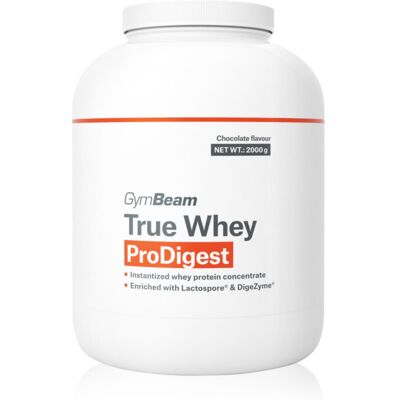 GymBeam - True Whey ProDigest - Ciocolată - 2000 g - Proteina din zer GymBeam - True Whey ProDigest - Ciocolată - 2000 g - Proteina din zer