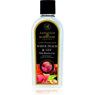 Ashleigh & Burwood London Lamp Fragrance White Peach & Lily rezervă lichidă pentru lampa catalitică 500 ml Ashleigh & Burwood London Lamp Fragrance White Peach & Lily rezervă lichidă pentru lampa catalitică 500 ml