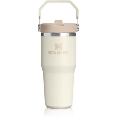 Stanley IceFlow™ Flip Straw 2.0 Tumbler sticlă termos din oțel inoxidabil Cream 410 ml Stanley IceFlow™ Flip Straw 2.0 Tumbler sticlă termos din oțel inoxidabil Cream 410 ml