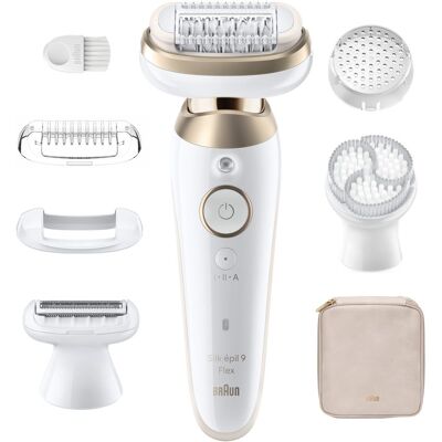 Braun Silk-épil 9 9-060 3D epilator cu cap complet flexibil pentru depilare umedă și uscată 1 buc Braun Silk-épil 9 9-060 3D epilator cu cap complet flexibil pentru depilare umedă și uscată 1 buc
