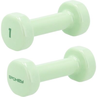 Spokey - SHAPE 2x1KG - Verde deschis - Gantere Spokey - SHAPE 2x1KG - Verde deschis - Gantere