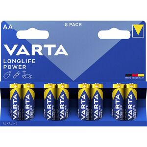 VARTA Baterie LONGLIFE Power, AA, amb. 8 buc., minimum 10 amb.