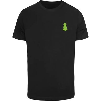 Merchcode Tricou negru cu vibrații de Crăciun negru M female Merchcode Tricou negru cu vibrații de Crăciun negru M female