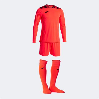Men's/boys' jersey with socks Joma Zamora VIII Fluor Coral rosu M Men's/boys' jersey with socks Joma Zamora VIII Fluor Coral rosu M