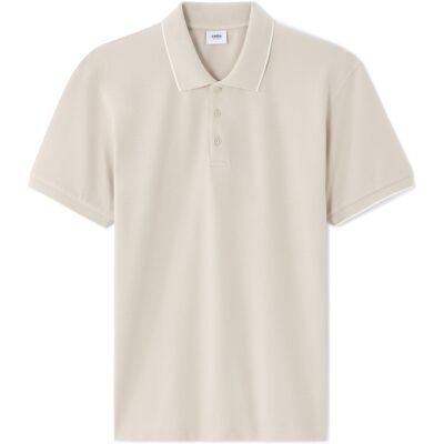 Tricou polo bărbătesc Celio Letaim crem L female Tricou polo bărbătesc Celio Letaim crem L female