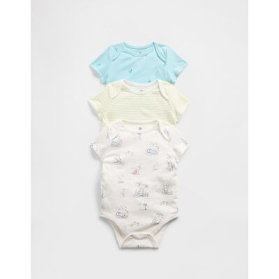 GAP Baby bodysuit, 3pcs - Boys alb 3-6M GAP Baby bodysuit, 3pcs - Boys alb 3-6M