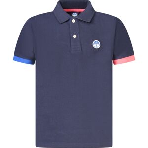 North Sails Tricou polo albastru cu mânecă scurtă pentru copii albastru 8A male North Sails Tricou polo albastru cu mânecă scurtă pentru copii albastru 8A male