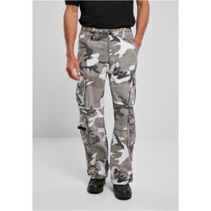 Brandit Vintage Cargo Pants snowcamo gri XXL male Brandit Vintage Cargo Pants snowcamo gri XXL male