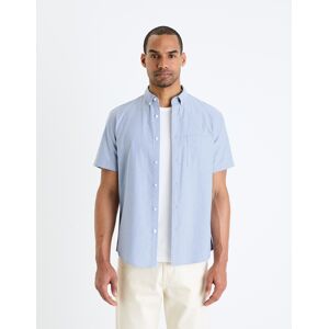 Camasi casual pentru barbati Celio - albastru deschis alb XL male Camasi casual pentru barbati Celio - albastru deschis alb XL male