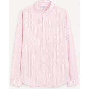 Camasi casual pentru barbati Celio - roz alb S male Camasi casual pentru barbati Celio - roz alb S male