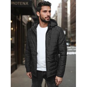 DStreet Jachetă matlasată bărbătească cu glugă negru M male DStreet Jachetă matlasată bărbătească cu glugă negru M male