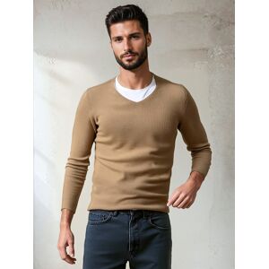 Pulover bărbătesc DStreet, maro negru S male Pulover bărbătesc DStreet, maro negru S male