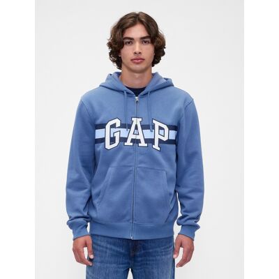 GAP Zipper Logo Sweatshirt - Mens albastru M male GAP Zipper Logo Sweatshirt - Mens albastru M male