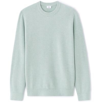 Pulover cu guler rotund Celio turcoaz S male Pulover cu guler rotund Celio turcoaz S male