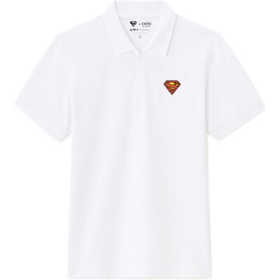 Celio Polo shirt Superman - Men's alb S male Celio Polo shirt Superman - Men's alb S male
