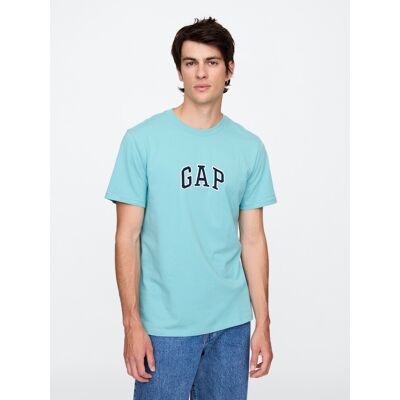 GAP T-shirt with logo - Men's turcoaz S male GAP T-shirt with logo - Men's turcoaz S male