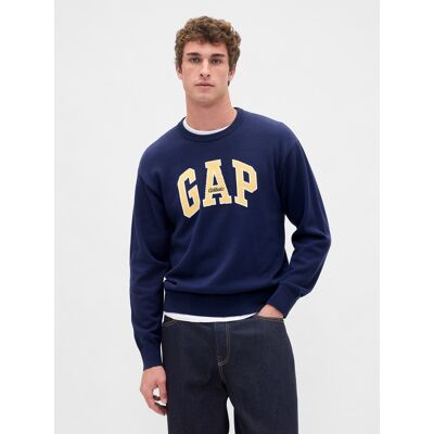 GAP Sweater with Logo - Mens albastru XXL male GAP Sweater with Logo - Mens albastru XXL male
