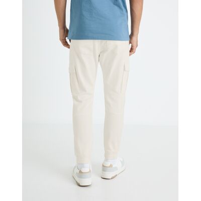 Pantaloni casual pentru barbati Celio - crem alb XL male Pantaloni casual pentru barbati Celio - crem alb XL male