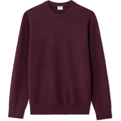 Pulover Celio vișiniu cu guler rotund rosu inchis XXL male Pulover Celio vișiniu cu guler rotund rosu inchis XXL male