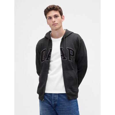 GAP Zip-up hoodie with logo - Men's negru L male GAP Zip-up hoodie with logo - Men's negru L male