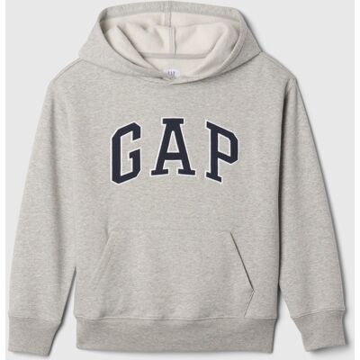 GAP Children's Sweatshirt with Logo - Boys gri S male GAP Children's Sweatshirt with Logo - Boys gri S male