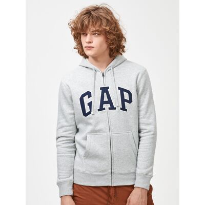 Hanorac bărbați GAP Logo gri S male Hanorac bărbați GAP Logo gri S male