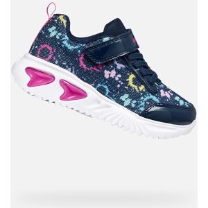 Teniși Geox Assister albastru închis pentru fete cu lumină albastru 24 unisex Teniși Geox Assister albastru închis pentru fete cu lumină albastru 24 unisex