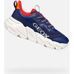 Dark Blue Boys' Geox Flexyper Fast Sneakers - Boys albastru 34 unisex Dark Blue Boys' Geox Flexyper Fast Sneakers - Boys albastru 34 unisex