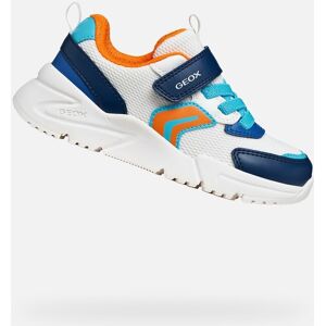 Teniși Geox Loftus albi pentru băieți albastru 31 unisex Teniși Geox Loftus albi pentru băieți albastru 31 unisex