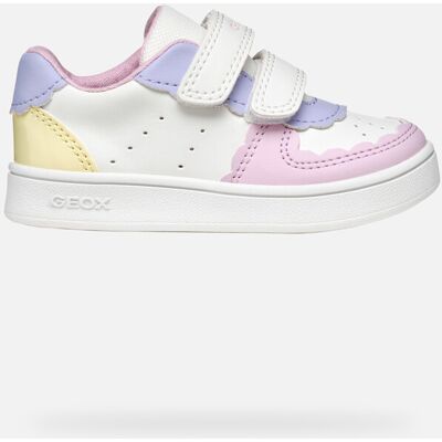 Teniși albi pentru fete Geox Eclyper alb 24 unisex Teniși albi pentru fete Geox Eclyper alb 24 unisex