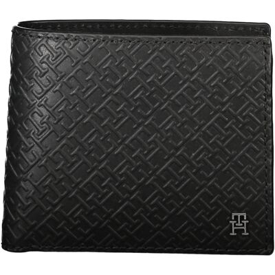 Portofel negru pentru bărbați Tommy Hilfiger negru One size male Portofel negru pentru bărbați Tommy Hilfiger negru One size male