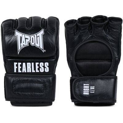Mănuși MMA din piele Tapout negru XL unisex Mănuși MMA din piele Tapout negru XL unisex