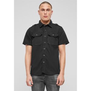 Brandit Camasa barbati, Urban Classics Vintage negru XXL male Brandit Camasa barbati, Urban Classics Vintage negru XXL male