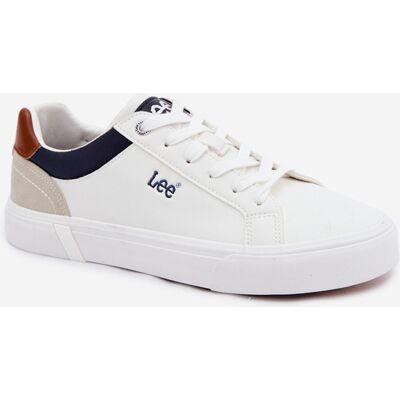 Teniși bărbătești LEE BRIXTON LOW alb 43-46 male Teniși bărbătești LEE BRIXTON LOW alb 43-46 male