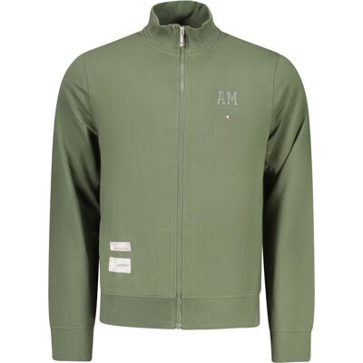 ACCADEMIA MILITARE Hanorac verde cu fermoar pentru bărbați Other M male ACCADEMIA MILITARE Hanorac verde cu fermoar pentru bărbați Other M male