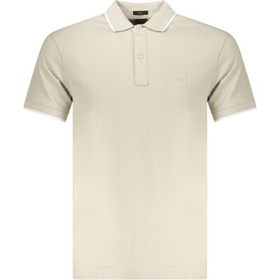 Boss Tricou polo bej pentru bărbați Other S male Boss Tricou polo bej pentru bărbați Other S male