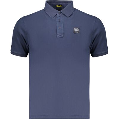 BLAUER APPAREL Tricou polo albastru pentru bărbați albastru S male BLAUER APPAREL Tricou polo albastru pentru bărbați albastru S male