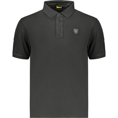 BLAUER APPAREL Tricou polo negru pentru bărbați Other M male BLAUER APPAREL Tricou polo negru pentru bărbați Other M male