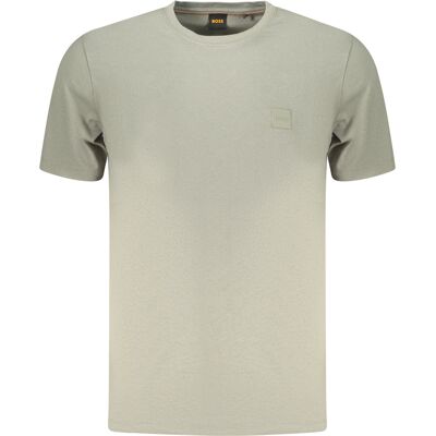 Tricou BOSS cu mânecă scurtă pentru bărbați kaki XL male Tricou BOSS cu mânecă scurtă pentru bărbați kaki XL male