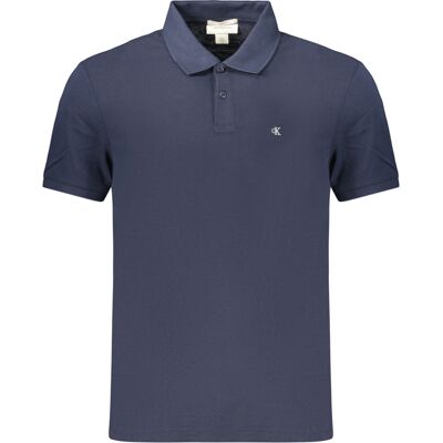 Tricou polo cu mânecă scurtă pentru bărbați, Calvin Klein, albastru albastru XXL male Tricou polo cu mânecă scurtă pentru bărbați, Calvin Klein, albastru albastru XXL male