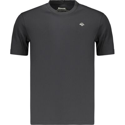 BLAUER APPAREL Tricou negru cu mânecă scurtă Other M male BLAUER APPAREL Tricou negru cu mânecă scurtă Other M male