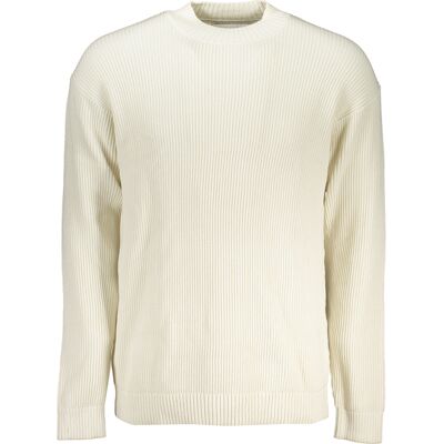 Pulover alb Calvin Klein crem M male Pulover alb Calvin Klein crem M male