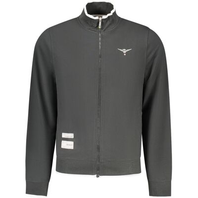 ACCADEMIA MILITARE Hanorac negru cu fermoar pentru bărbați Other M male ACCADEMIA MILITARE Hanorac negru cu fermoar pentru bărbați Other M male