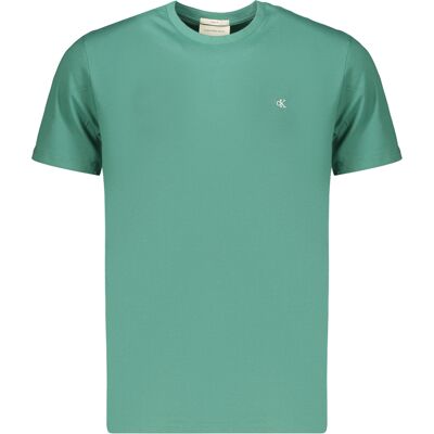 Tricou cu mânecă scurtă pentru bărbați Calvin Klein turcoaz XL male Tricou cu mânecă scurtă pentru bărbați Calvin Klein turcoaz XL male
